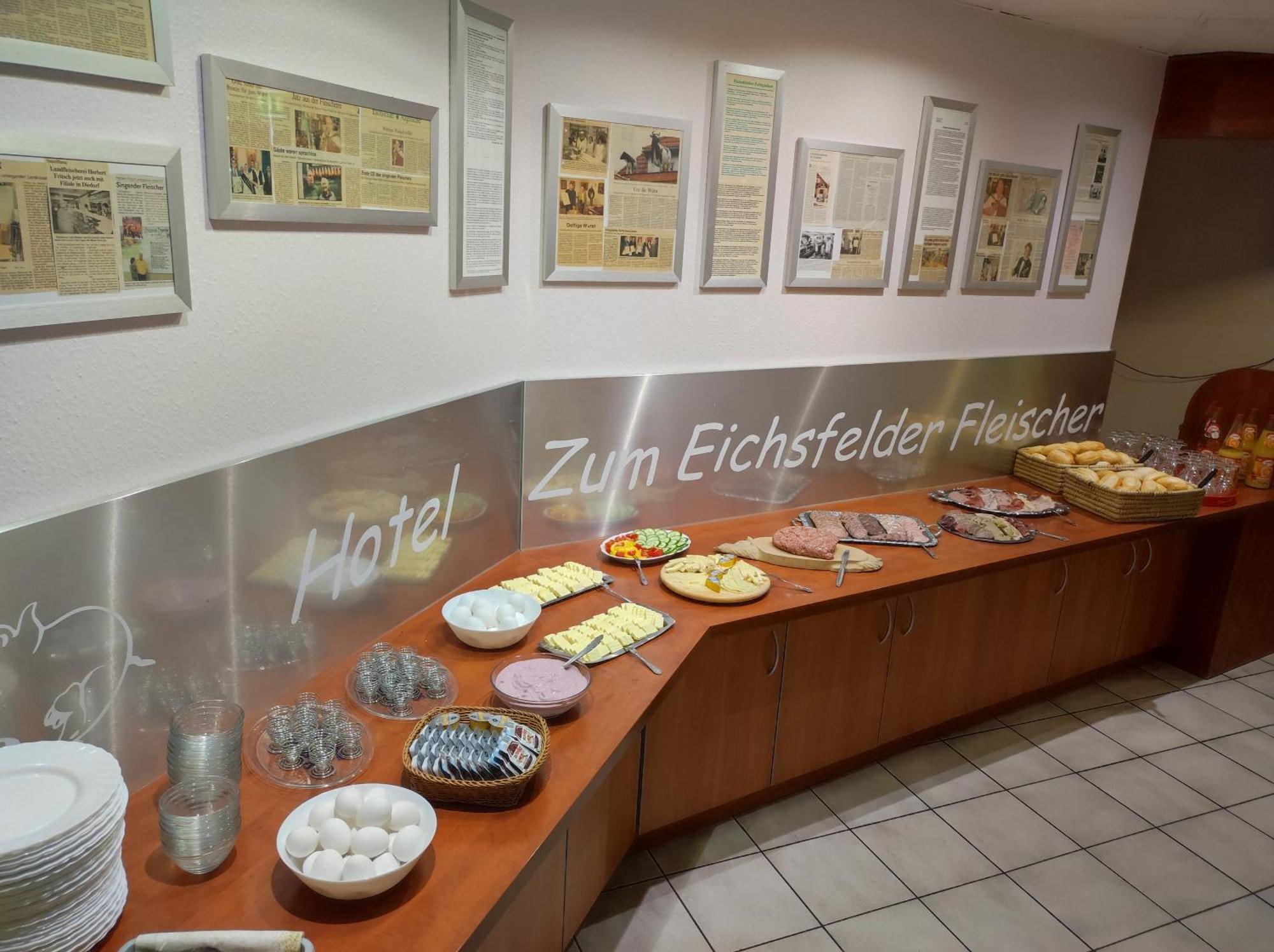 Hotel Zum Eichsfelder Fleischer Heyerode Dış mekan fotoğraf